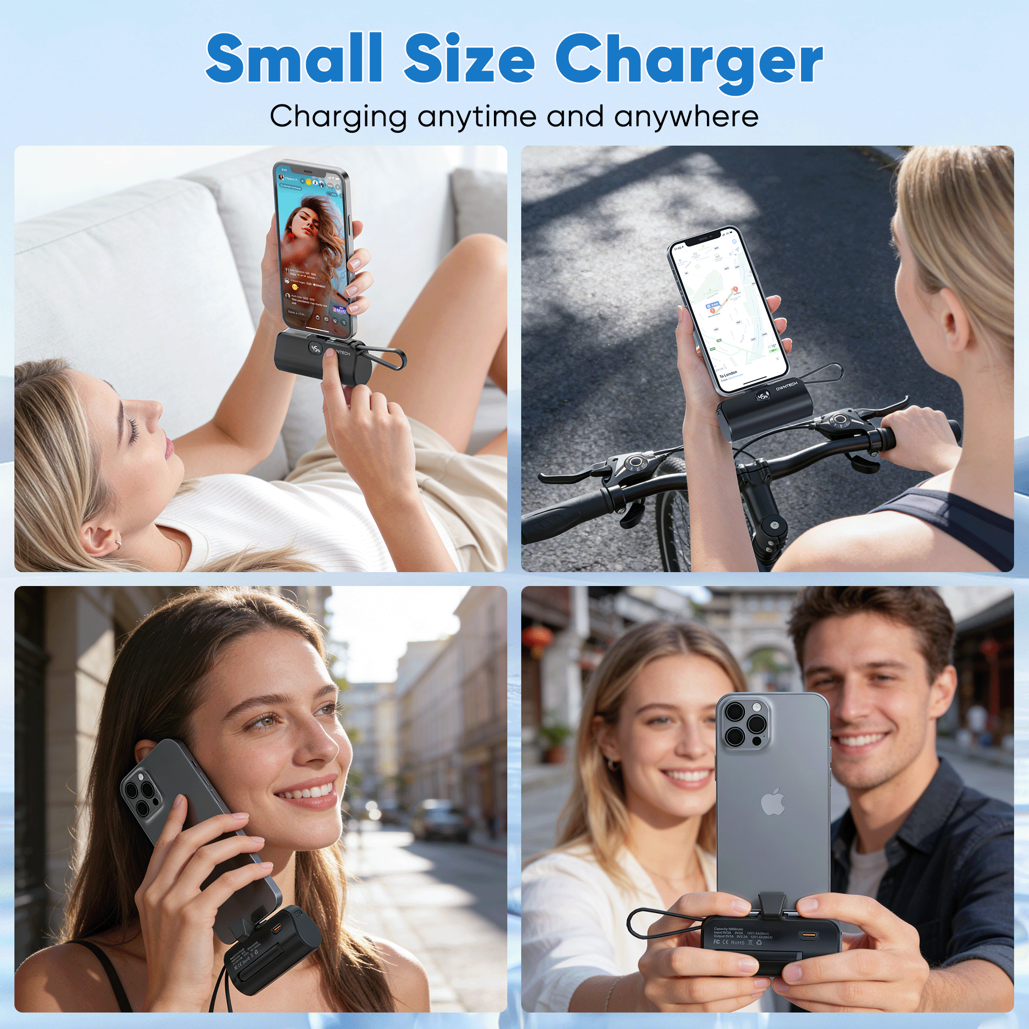 OWNTECH 5000mAh Power Bank, 20W Fast Charging photo 6