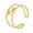Gold Sagittarius, variant on Women's Stainless Steel 12 Celestial Sign Constellation Simple Delicate Hollow Rings Gifts for Birthday Open Rings Silver Virgo Adjustable