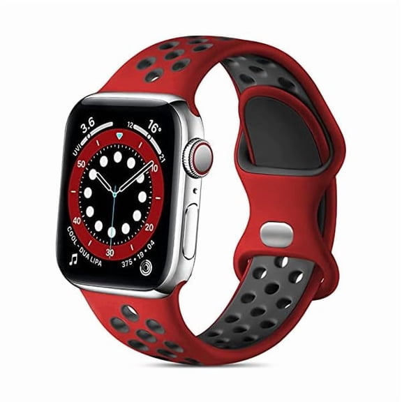 can Compatible with Apple Watch Band 45mm Series 11 10 46mm 44mm 49mm 42mm,Soft Silicone Sport Breathable Replacement Band for iWatch Ultra SE 3 2 1 Series 9 8 7 6 5 4 3 2 1 for Women Men