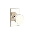 thumbnail image 7 of Passage Set, Modern Rectangle Rosette, Modern Round Knob, Satin Brass, 7 of 7