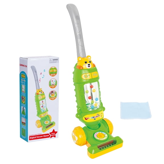 Kids Vacuum Toy for Toddlers 1-3, Toy Vacuum Cleaner for Toddlers 3-5, Baby Vacuum Toy with Ball-Popping Action, Kids Cleaning Toy Set Pretend Play, Toddler Gift Boys Girls