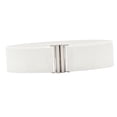 thumbnail image 4 of Cinturón elástico ancho para mujer Yuyangstore Blanco, 4 of 8
