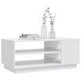 thumbnail image 2 of vidaXL Coffee Table High Gloss White 102x55x43 cm Engineered Wood, 2 of 4