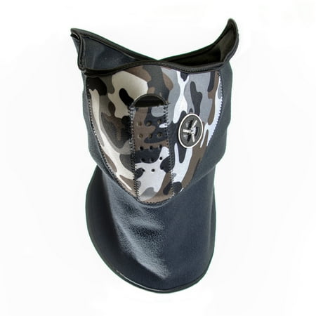 Tiger Neoprene Face Mask - Neoprene Face and Neck Mask - Camouflage