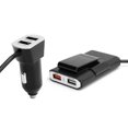 thumbnail image 3 of puertos de alimentación USB Cargador de coche Carga rápida 3.0 7.2A 54W Adaptador de cargador de teléfono móvil, 3 of 9