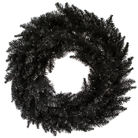 Vickerman 60" Black Fir Artificial Christmas Wreath, Unlit