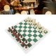 thumbnail image 1 of Juego De Ajedrez Portátil, Tablero De Cuero De PU, Juego De Mesa De Ajedrez Enrollable Estándar Con Bolsa De Almacenamiento Para Adultos, 1 of 7