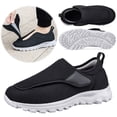 thumbnail image 1 of Deporte Edema Livianas Zapatos Ortopédicos Deslizantes Anchos para Hombres Diabéticos Con Absorción Choque Cierre Ajustable Pies Hinchados, 1 of 9