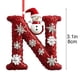 thumbnail image 3 of Uuiauoio 26-Piece Alphabet Christmas Ornaments Set with Holiday Designs, Acrylic Letter Tree Pendants for Decor, Festive Xmas Hanging Decorations for Home and Office Displays, 3 of 6