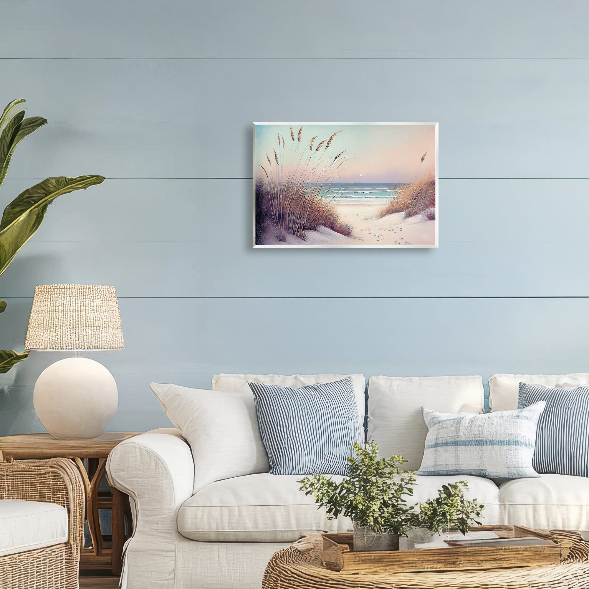 Euphoria Beach Dunes View Wall Plaque Art, design by Sasha
