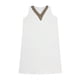 thumbnail image 4 of Vestido holgado sin mangas con cuello en V y ribete de encaje: elegante cuello en V, ribete de encaje, versátil para ir al trabajo o para llevar a diario, 4 of 5