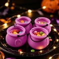 thumbnail image 4 of 6-Piece Mini Bucket Set: Portable candy buckets, Halloween decorations, and home decorâ for holiday parties,Purple,5.5,Home, 4 of 6