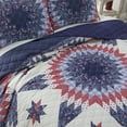 thumbnail image 3 of Donna Sharp Americana Bluefield Star UCC 2PC Twin Quilt Set, 3 of 8