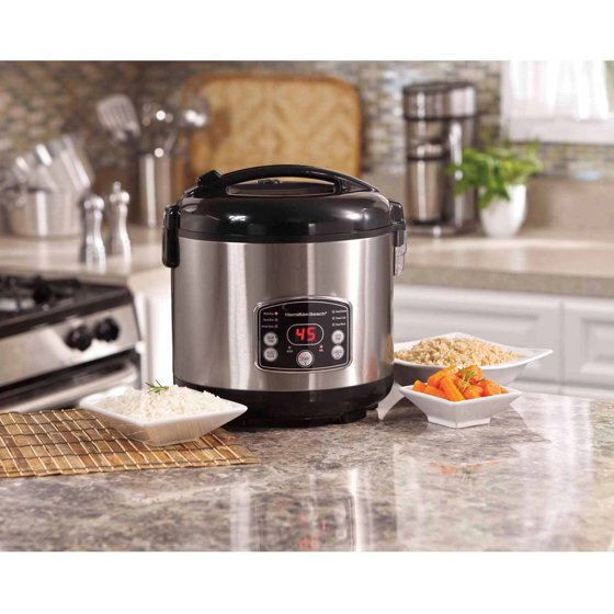 Hamilton Beach 5 Quart Rice Steamer Cooker Model 37541
