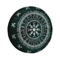 thumbnail image 2 of LNWH Gothic Scandinavian Symbols Pattern Waterproof Spare Tire Cover, Universal Spare Tire Wheel Covers 15 inch, 2 of 8