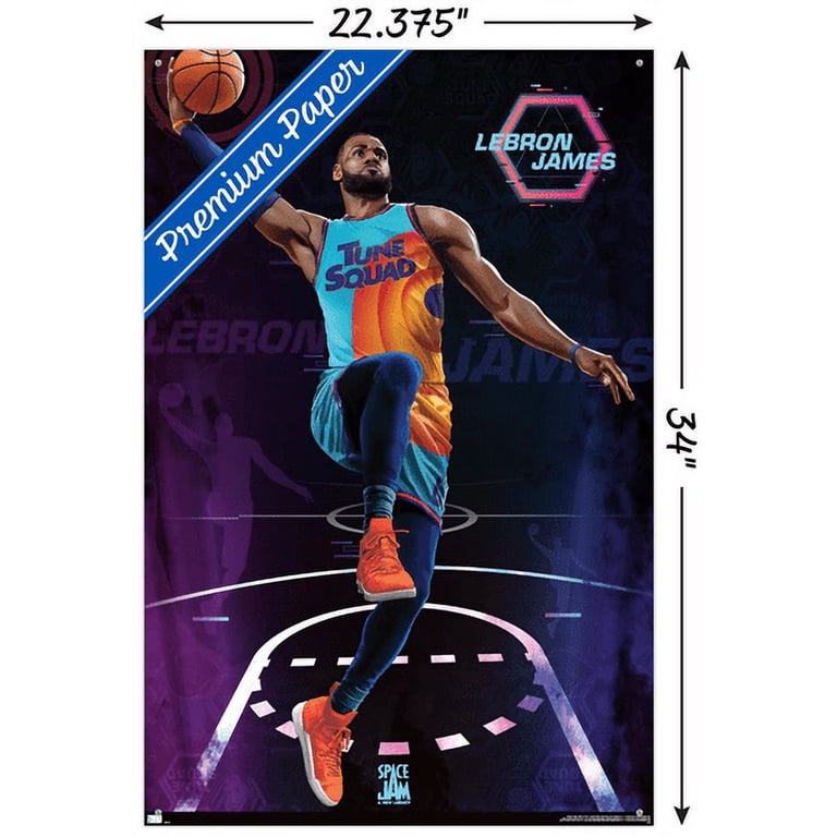 Space Jam: A New Legacy - LeBron James Wall Poster with Pushpins