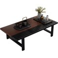 thumbnail image 1 of Japanese Floor Sitting Coffee Table Modern Tea Table Altar Chabudai Table for Living Room 70 * 50 * 30cm, 1 of 1
