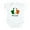 Cloud White, variant on CafePress - Irish Flag Shamrock Body Suit - Baby Light Bodysuit, Size Newborn - 24 Months