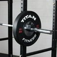thumbnail image 2 of Titan Fitness 25 KG Black Elite Olympic Bumper Plates, Sold Individually, Competition Weight Plates, Rubber With Steel Insert, 2 of 5
