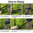 thumbnail image 4 of Camping Hammock with Mosquito Net & Tree Straps, Bug-Free Camping for Survival Camping, 4 of 14