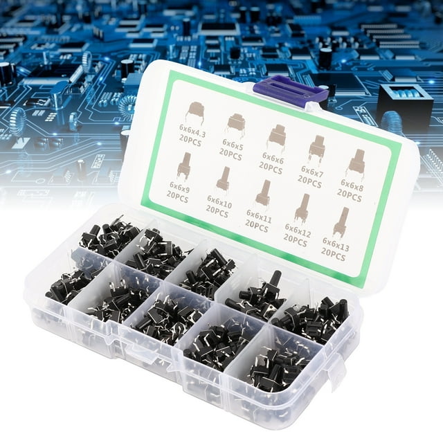 Button Switch, Performance Convenient Micro Tactile Switch Proable Small Size for Audio Equipment for Computer