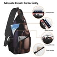 thumbnail image 3 of Lsque Five Nights At Freddy'S Pattern Cross Chest Bag Diagonally – Premium Durable Front Chest Sling with Adjustable Padded Strap, High-Capacity Storage, 3 of 8