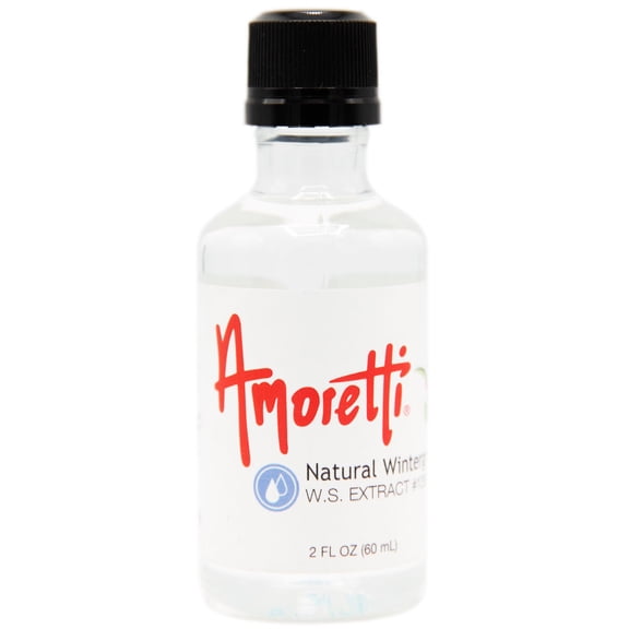 Amoretti - Natural Wintergreen Extract Water Soluble 2 oz - Highly Concentrated & Perfect For Pastry, Savory, Brewing, and more, Preservative Free, Vegan, Kosher Pareve, Keto Friendly