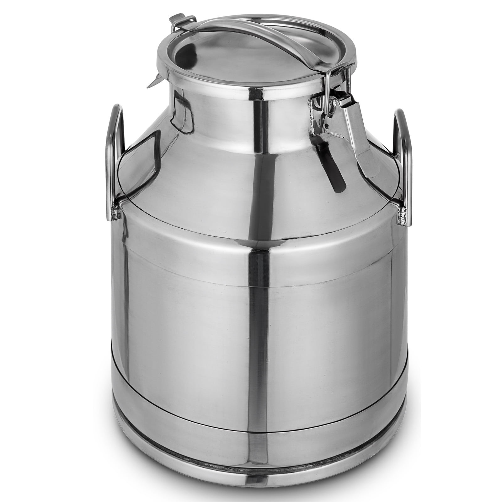 BestEquip Stainless Steel Milk Can 20 Liter Milk bucket Wine Pail 20 Gallon Stainless Steel Milk Can