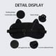 thumbnail image 3 of Paquete de 4 máscaras para dormir, suave y esponjosa máscara para dormir con ojos de animal para dormir, máscara de noche para niñas y mujeres (lindo perro 4 piezas) brillar Electrónica, 3 of 5