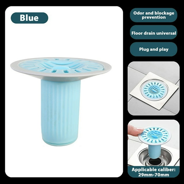 fheaev Toilet Universal Straight Odor Proof Floor Drains Core Household Automatic Closure Easy To Install Filter Proof Floor Cover
