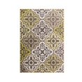 thumbnail image 3 of 841864101065 Tapis d'Art 5 Pi. Collection Arabella Tapis Rond Tissé, Jaune, 3 of 4