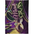 thumbnail image 2 of GZHJMY Mardi Gras Rectangle Tablecloth, Waterproof Stain Wrinkle Resistant Washable Polyester Table Cover for Picnic Dinner Holiday Kitchen Party Decor, 54 x 72 in Home Decor, 2 of 7