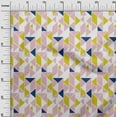 thumbnail image 2 of oneOone Cotton Poplin Fabric Parallelogram & Triangle Geometric Print Sewing Fabric BTY 42 Inch Wide, 2 of 4