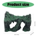 thumbnail image 5 of Aquariums Resin Rockery Figurine Fishtanks Ornaments Shrimp Hideouts House Landscape Cave Fishtanks Underwater Safe Deco, 5 of 9