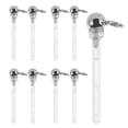 thumbnail image 1 of 10pcs Pierced Earring Protector Transparent Earring Sensitive Ears Earrings, 1 of 8
