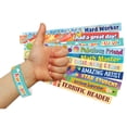 thumbnail image 4 of Teacher Created Resources Positive Reinforcement Brag Bracelets, 10 Designs, 100 Per Pack, 3 Packs, 4 of 4