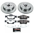 thumbnail image 3 of PowerStop Rear Z36 Truck & Tow Carbon-Fiber Ceramic Brake Pad and Drilled and Slotted Rotor Kit Fits: DODGE JEEP Select Models K5953-36, 3 of 9