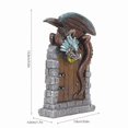 thumbnail image 2 of Innovative simulation resin miniature fairy door in resin for fairy garden accessories, 2 of 5