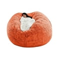 thumbnail image 1 of Bean Bag Funda para silla solamente (sin relleno) Funda lavable para sillón de piel PV ultra suave Eccomum Cubrir, 1 of 7