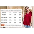 thumbnail image 4 of GingDin Women's Plus Size Tops Short Sleeve Blouses Flowy Summer Tunic Tops m-4x, 4 of 8