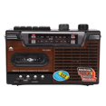 thumbnail image 4 of Reproductor de casete Radio AM FM Señal potente Sin ruido Soporte para tarjeta de almacenamiento y USB Reproductor de casete portátil Grabadora Enchufe de EE. UU. 110 V, 4 of 15