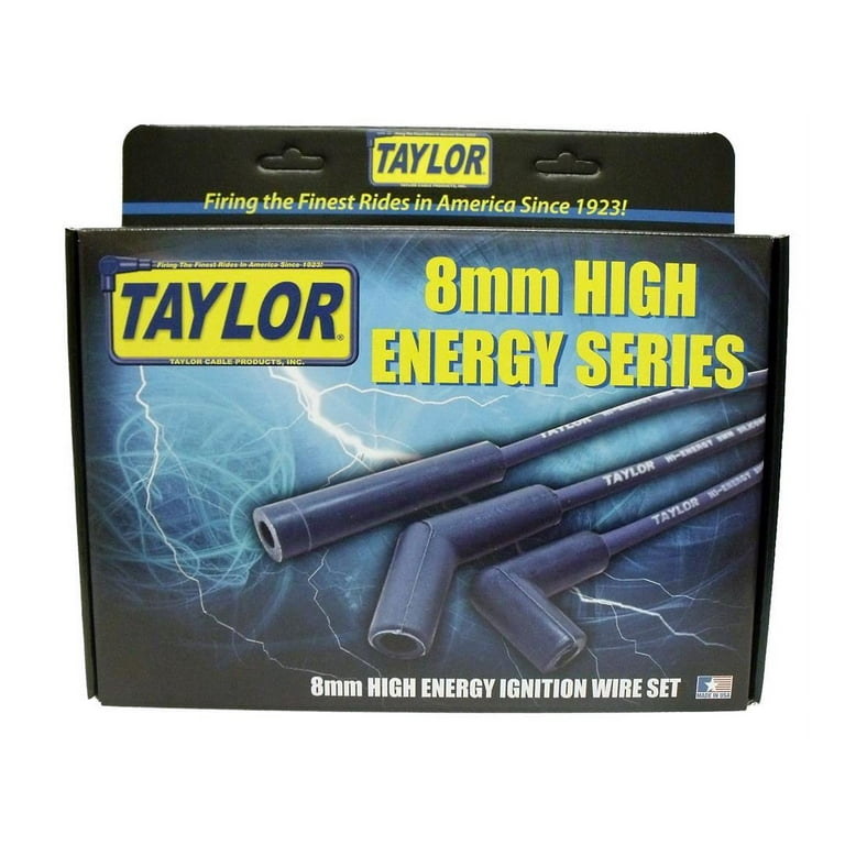 Taylor Cable Spark Plug Wire Set High Energy Custom Fit 8mm 135-Degree 64658