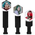 thumbnail image 4 of 4 Pieces Balayage Highlighting Board With Teeth Hair Dye Paddle Highlighting Brush, 4 of 5