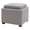Cardiff Gray, variant on Cameron Square Fabric Storage Ottoman with Tray - Cardiff Gray