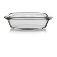 thumbnail image 1 of Oval glass Casserole Dish with glass lid, 1 of 2