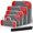 Red, variant on Agiufgs Compression Packing Cubes 600D, Dual-Zipper Compression System with carry-on, for Travel Luggage Organization, Gray