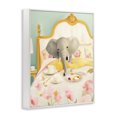 thumbnail image 2 of Stupell Industries Eclectic Breakfast in Bed Elephant White Framed Giclee Art, 16 x 20, by Leah Straatsma, 2 of 8