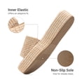 thumbnail image 3 of DREAM PAIRS Women Platform Slides Sandals Espadrilles Slip On Low Wedge Summer Open Toe Bohemia Dressy Beach Vacation Shoes, 3 of 7
