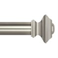 thumbnail image 1 of Ivilon Drapery Treatment Window Curtain Rod - Square Design 1 1/8 Rod. 28 To 48 Inch. Satin Nickel, 1 of 1