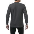 thumbnail image 2 of Pro Club Men's Heavyweight Cotton Long Sleeve Thermal Shirt - Charcoal - Extra Large, 2 of 4